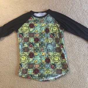 LuLaRoe Randy baseball tee - sz M